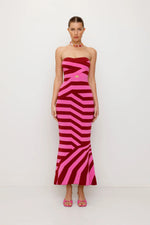Aude Maxi Dress Berry