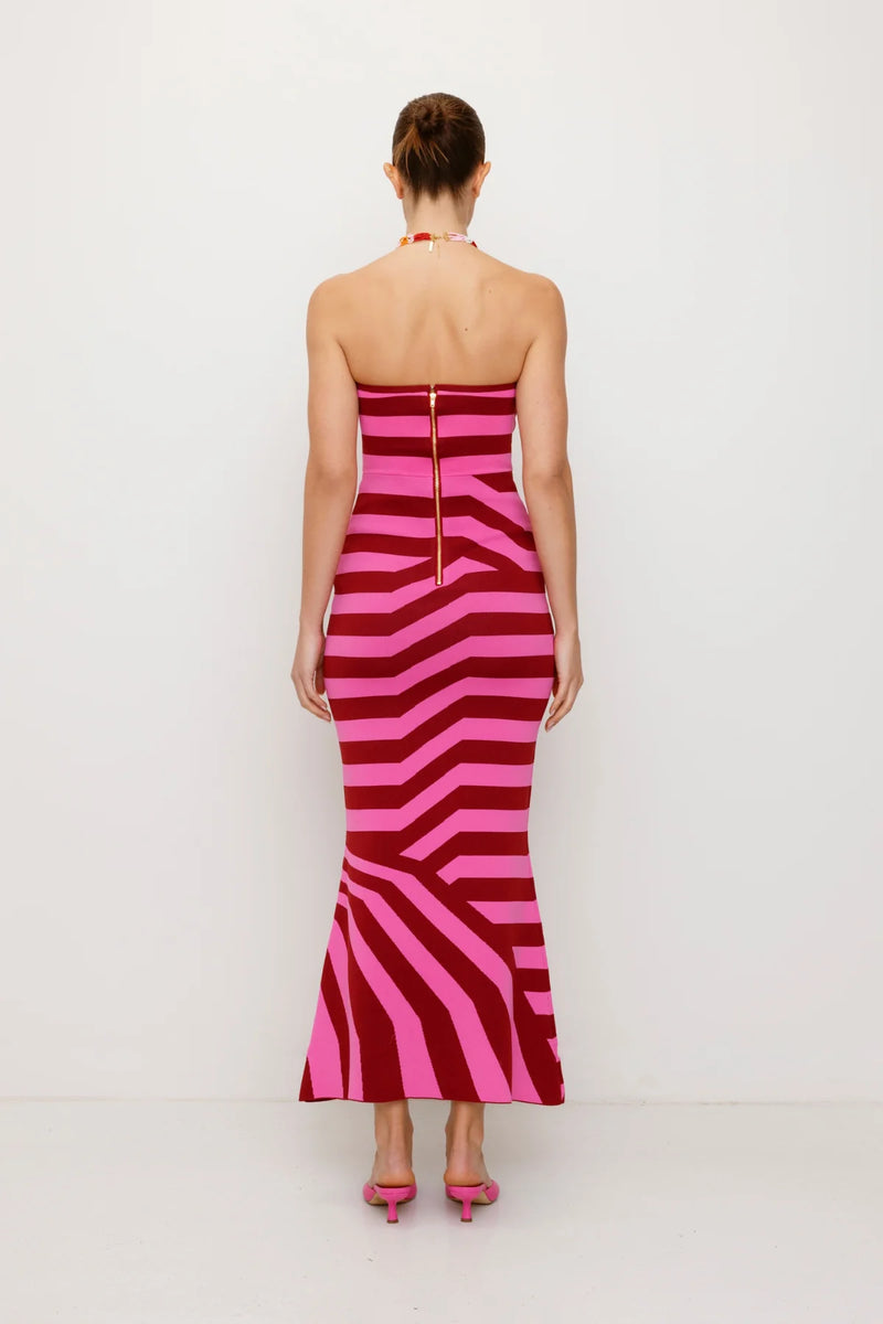 Aude Maxi Dress Berry