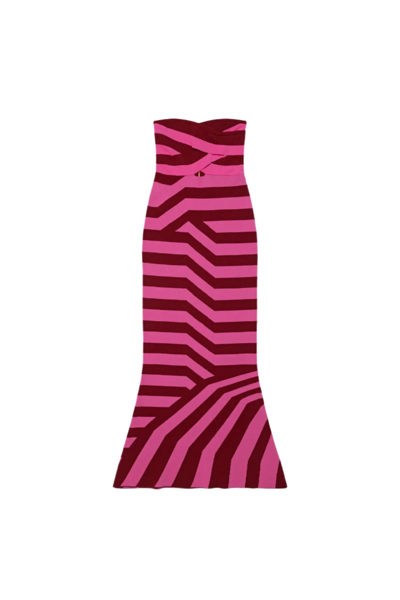 Aude Maxi Dress Berry