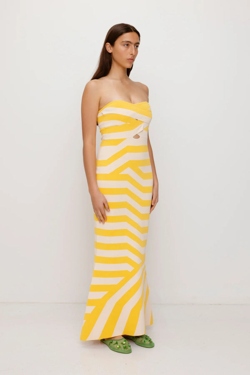 Aude Maxi Dress Golden