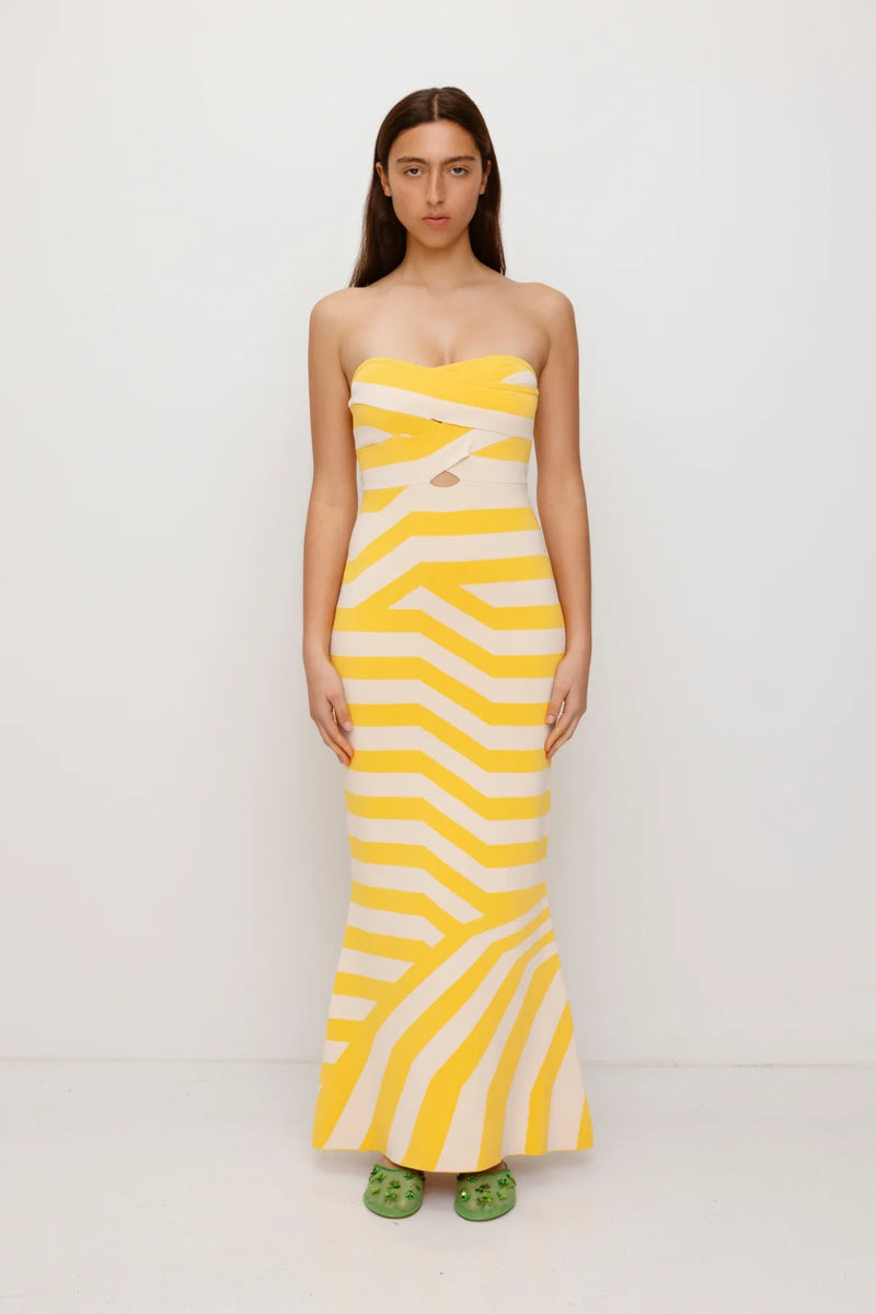 Aude Maxi Dress Golden