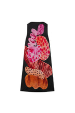 Kora Maxi Dress Noir Abstract