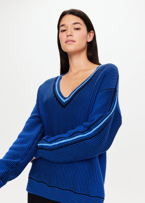 Nirvana Louie Sweater Cobalt