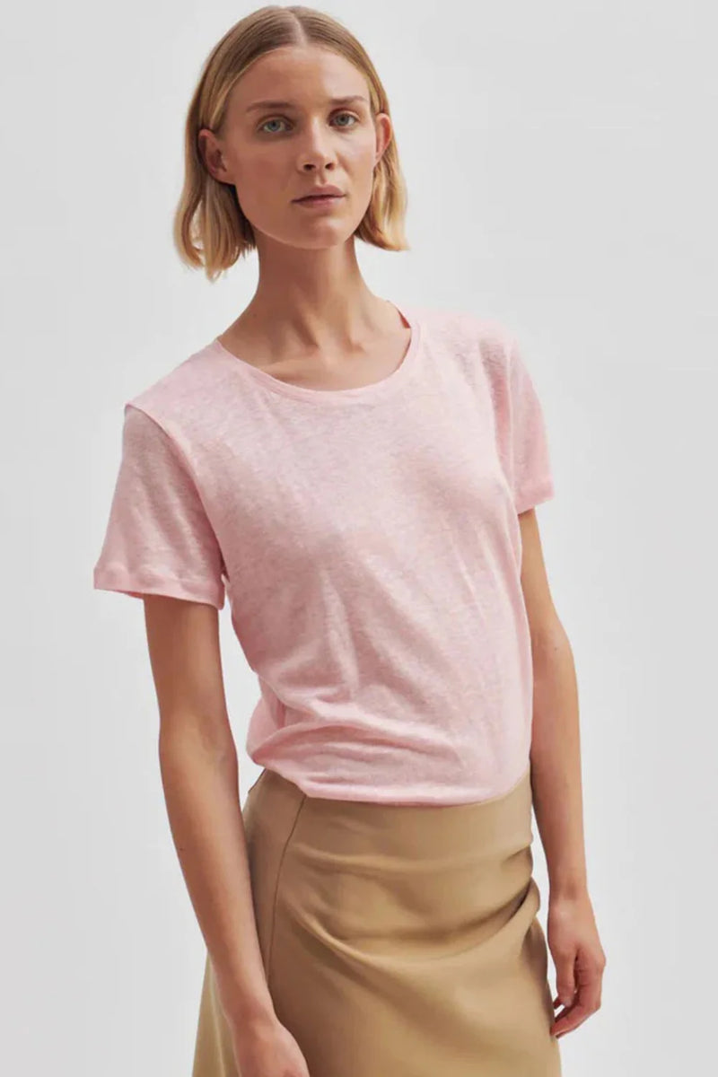 Peony O-Neck New Tee Mary's Rose
