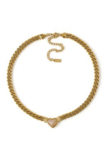 Valentine Necklace Rose Quartz