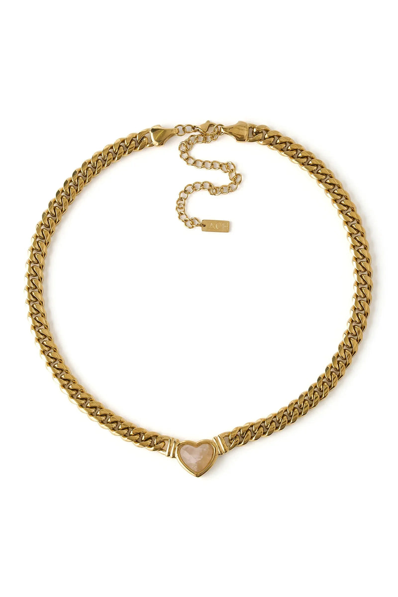 Valentine Necklace Rose Quartz