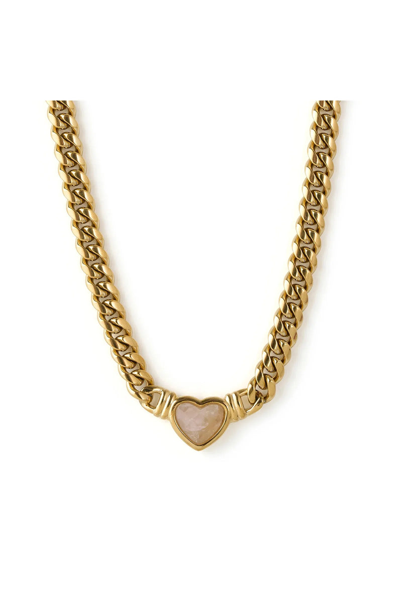 Valentine Necklace Rose Quartz