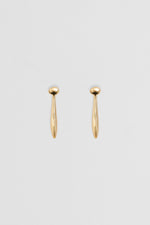 Verso Drop Earrings Gold