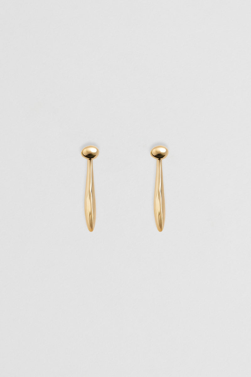 Verso Drop Earrings Gold