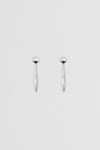 Verso Drop Earrings Silver