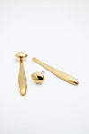 Verso Drop Earrings Gold