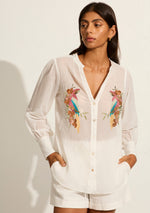 Birdie Blouse White