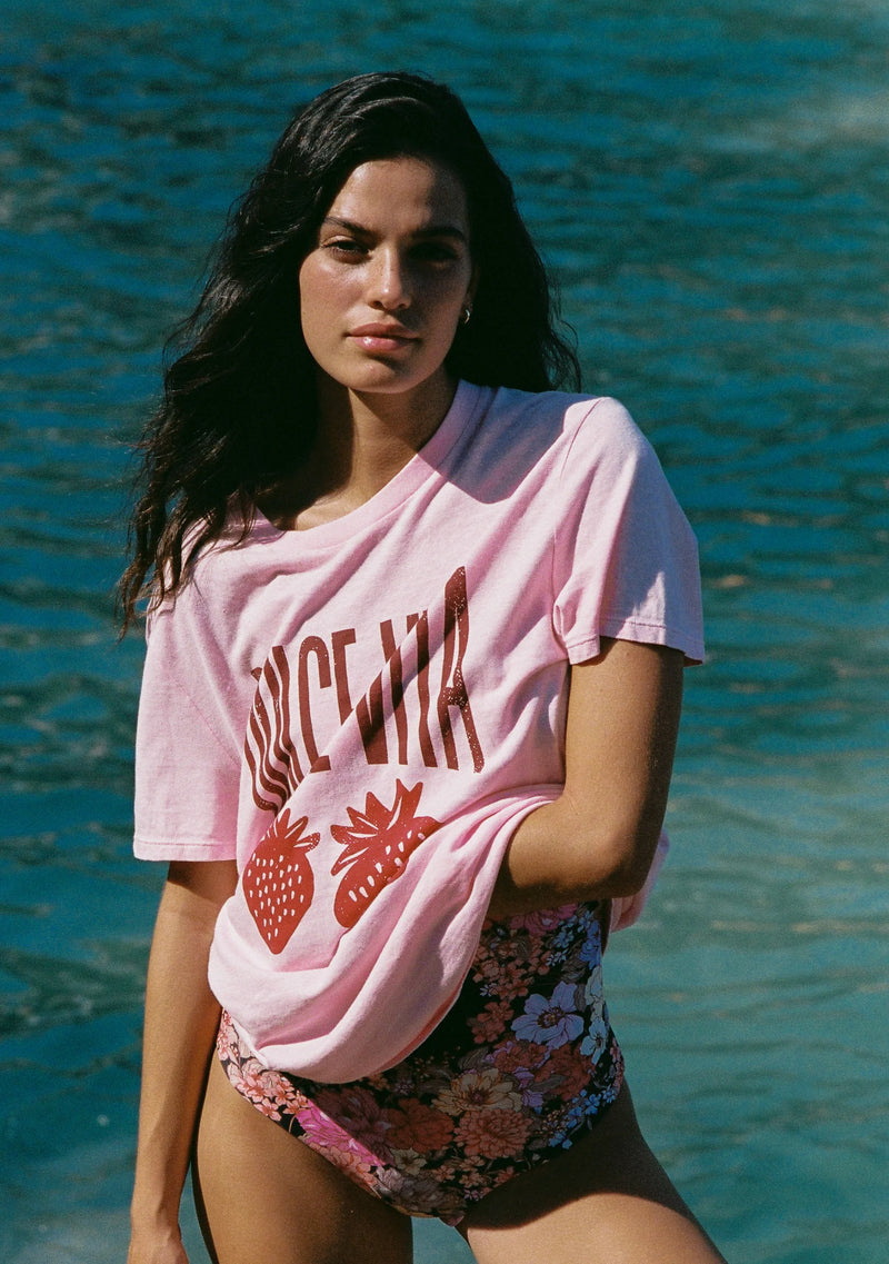 Sweet Life Classic Tee Pink