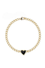 Whitney Heart Choker 18K Gold Plating