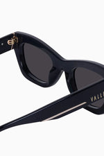 Delancey Gloss Black w. Gold Metal / Black Lens