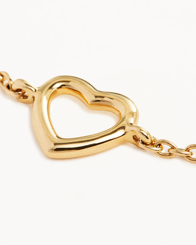 14k Solid Gold Pure Love Bracelet