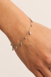 Sterling Silver Live in Grace Bracelet