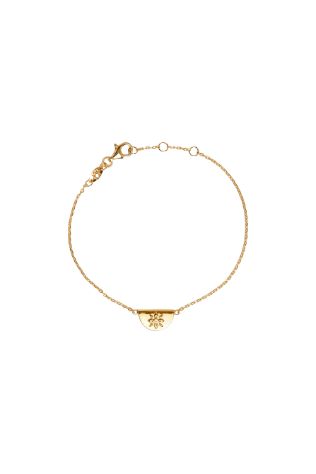 18k Gold Vermeil Lotus Bracelet