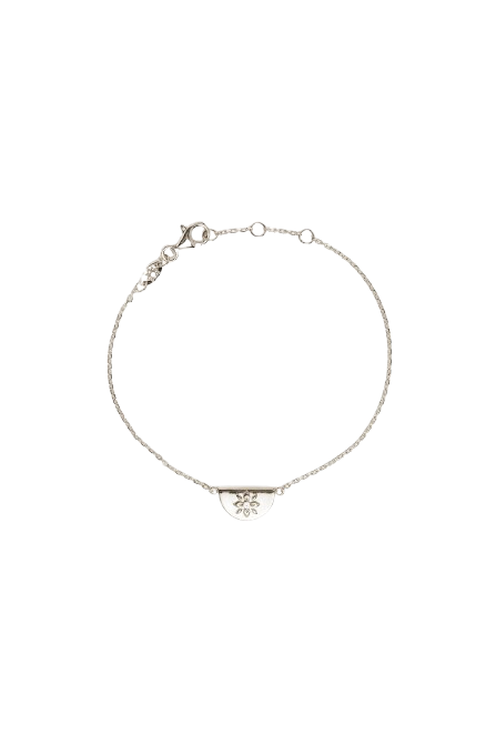 Sterling Silver Lotus Bracelet