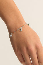 Sterling Silver Wanderlust Charm Bracelet