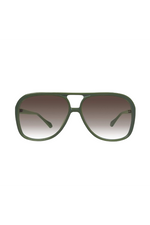 Bang Army Green w. Gold Metal / Brown Gradient Lens