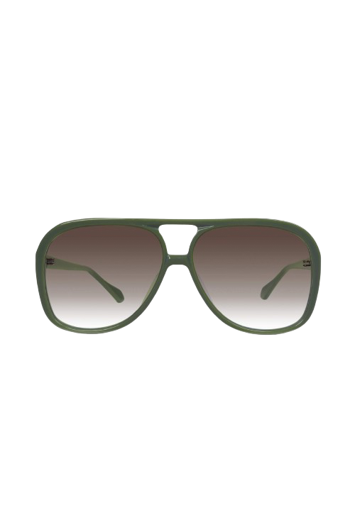 Bang Army Green w. Gold Metal / Brown Gradient Lens