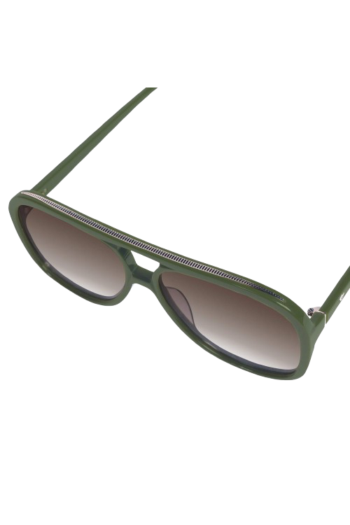 Bang Army Green w. Gold Metal / Brown Gradient Lens