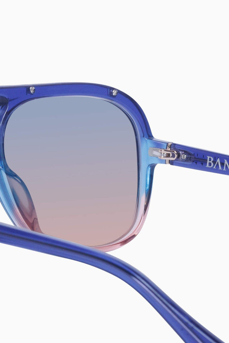 Bang Bang Blue Fade To Rose w. Gold Metal / Blue To Rose Gradient Lens