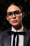 Bang Bang Forest Green Fade To Rose w. Gold Metal / Olive To Rose Gradient Lens