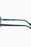 Bang Bang Forest Green Fade To Rose w. Gold Metal / Olive To Rose Gradient Lens