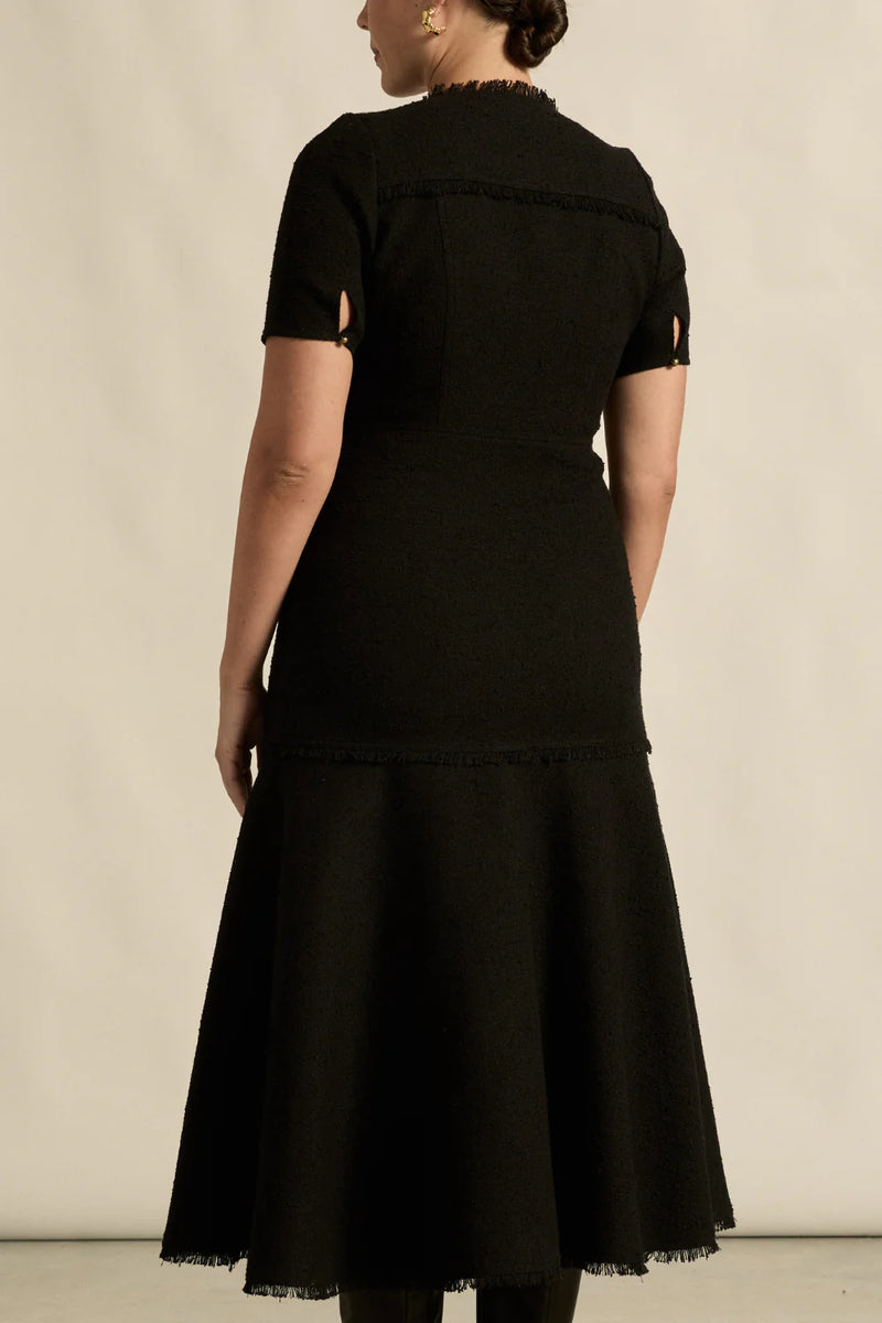 Banter Dress Black Boucle