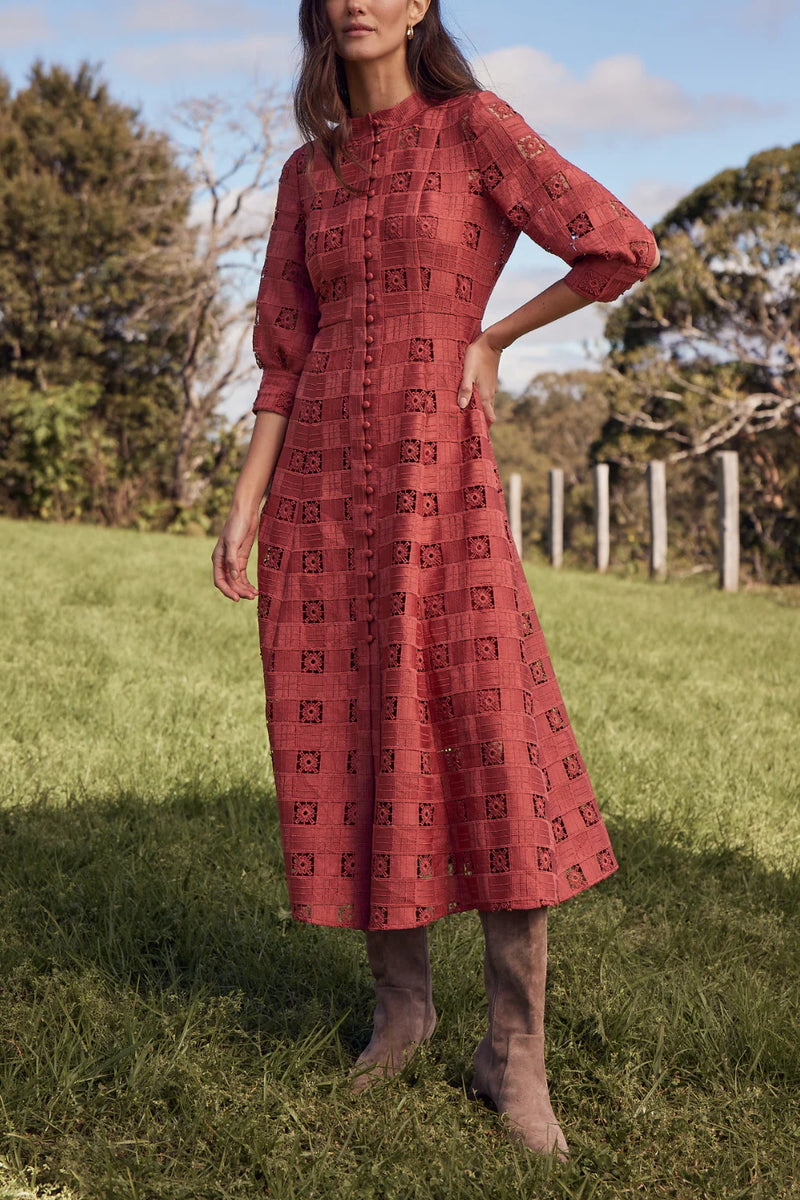 Beguile Dress Clay