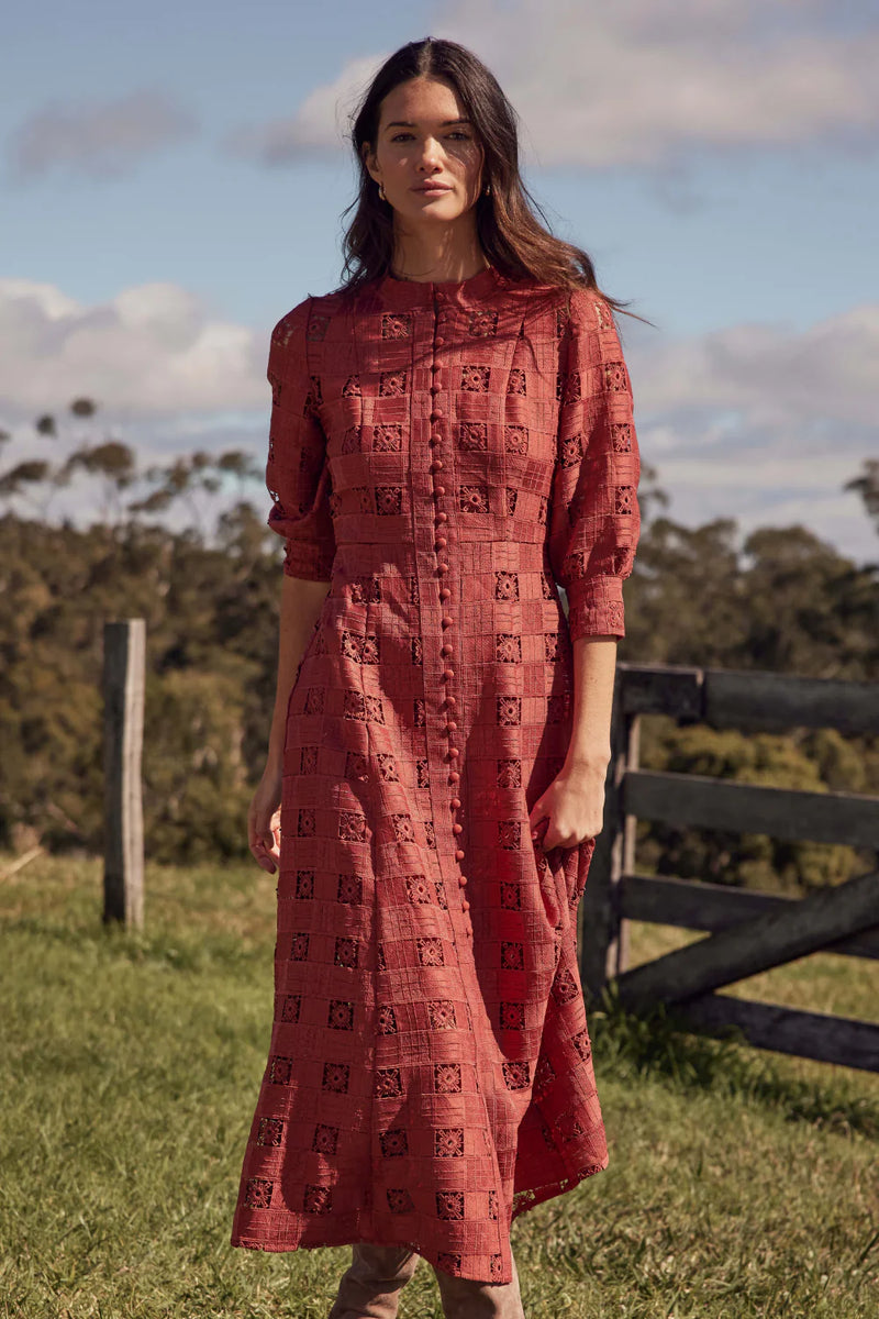 Beguile Dress Clay