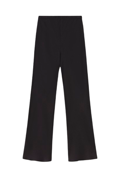 Bias Cut Pants Coral Jacquard