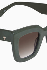 Polarised Brigada Matte Army Green / Brown Gradient Lens