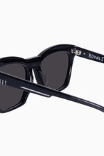 Royale Gloss Black w. Silver Metal / Black Lens
