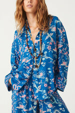 Desert Bandita Shirt Cobalt