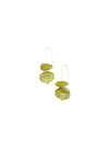 Temple Earth Wire Earrings Malachite