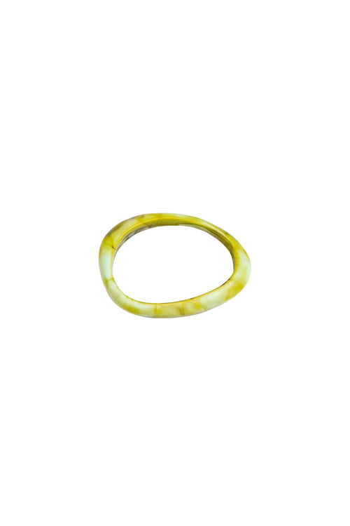 Rock Wishbone Bangle Malachite