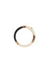 Round Rock Wishbone Bangle Light Horn Gold