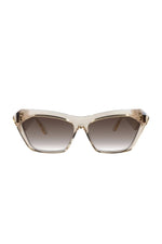 Piaf Champagne w. Gold Metal / Brown Gradient Lens
