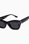 Delancey Gloss Black w. Gold Metal / Black Lens
