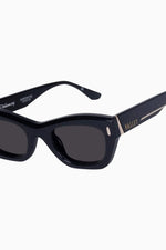 Delancey Gloss Black w. Gold Metal / Black Lens