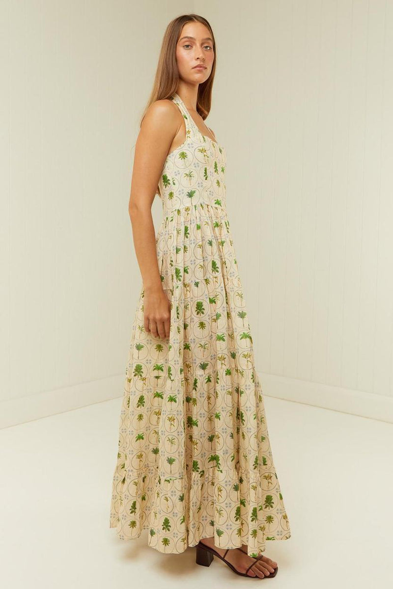 Willow Dress Tropical Palms