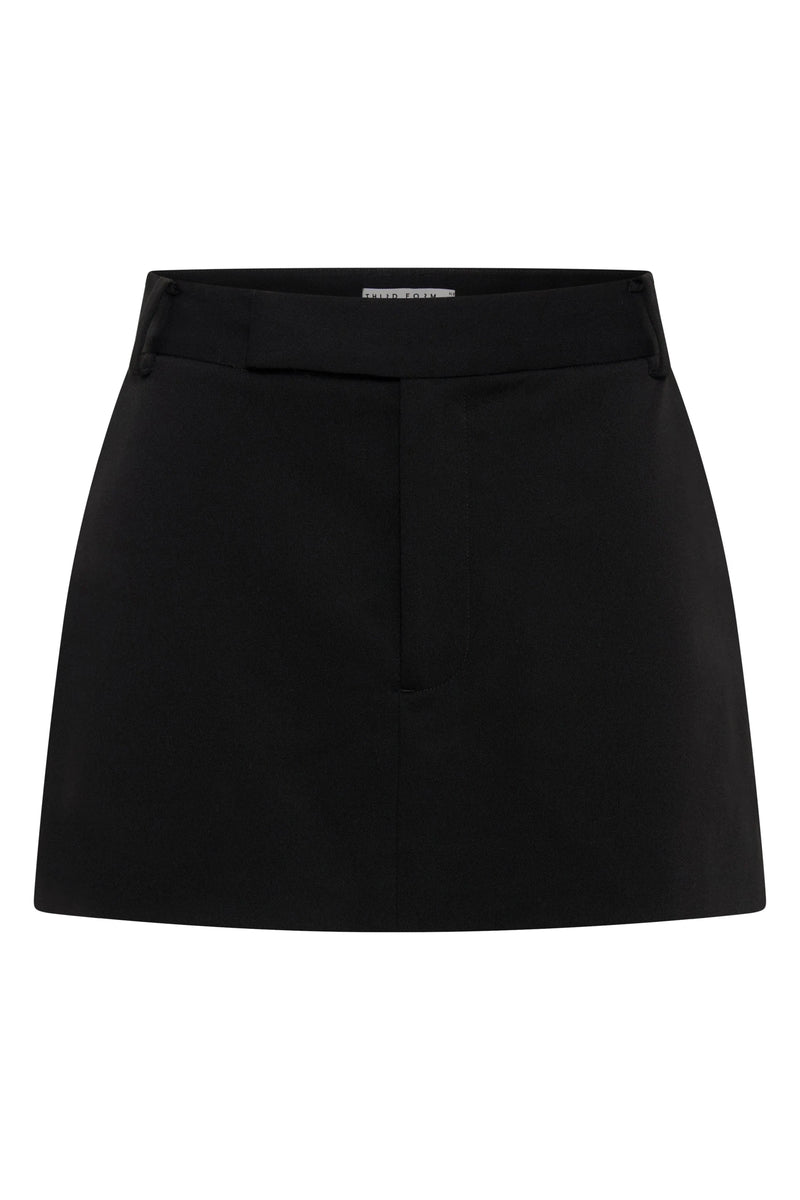 Interchange Tailored Mini Skirt Black