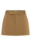 Interchange Tailored Mini Skirt Nut