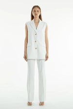 Interchange Tailored Trousers White