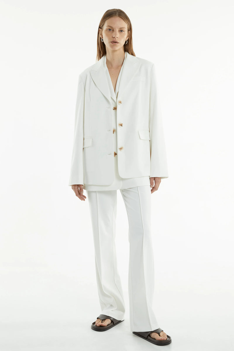 Interchange Tailored Trousers White