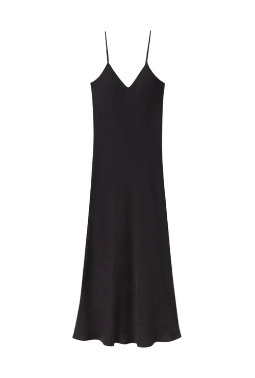 90s Slip Dress Coral Jacquard