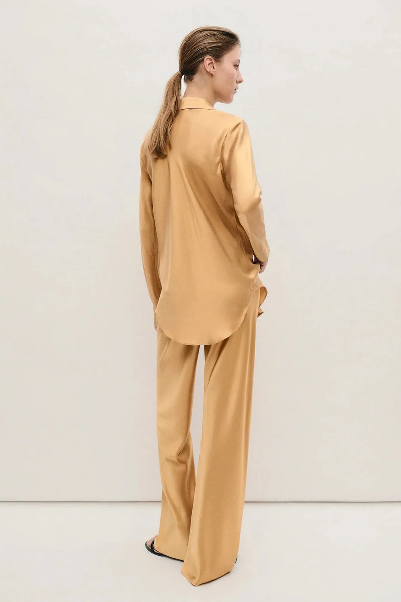 Bias Cut Pants Cowrie